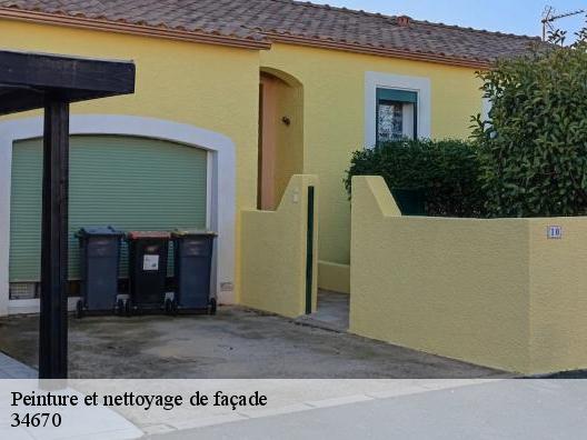 Peinture et nettoyage de façade  34670