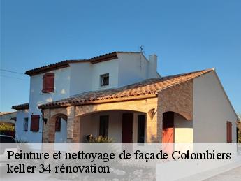 Peinture et nettoyage de façade  colombiers-34440 keller 34 rénovation