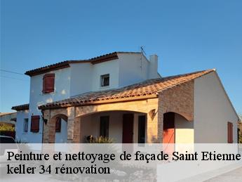Peinture et nettoyage de façade saint-etienne-de-gourgas-34700 keller 34 rénovation