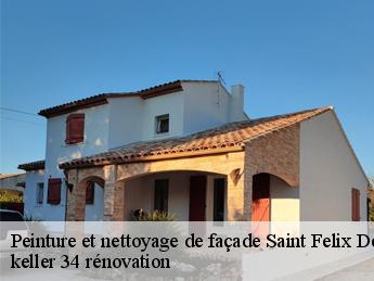 Peinture et nettoyage de façade saint-felix-de-l-heras-34520 keller 34 rénovation