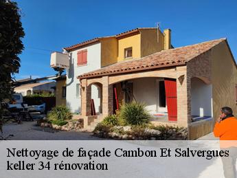 Nettoyage de façade cambon-et-salvergues-34330 keller 34 rénovation