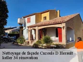 Nettoyage de façade  cazouls-d-herault-34120 keller 34 rénovation