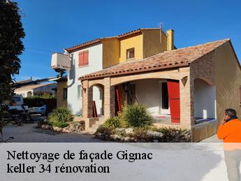 Nettoyage de façade  gignac-34150 keller 34 rénovation
