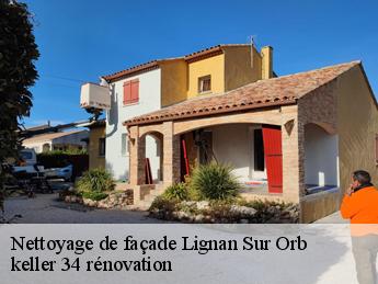 Nettoyage de façade  lignan-sur-orb-34490 keller 34 rénovation