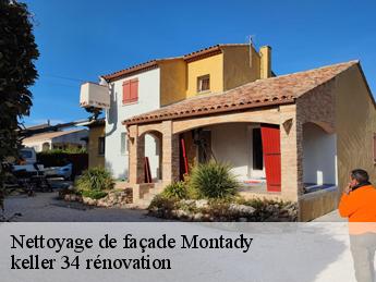 Nettoyage de façade  montady-34310 keller 34 rénovation
