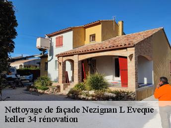 Nettoyage de façade  nezignan-l-eveque-34120 keller 34 rénovation