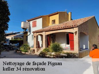 Nettoyage de façade  pignan-34570 keller 34 rénovation