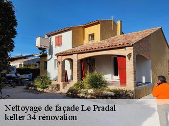Nettoyage de façade  le-pradal-34600 keller 34 rénovation
