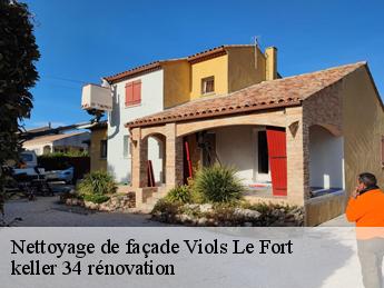 Nettoyage de façade viols-le-fort-34380 keller 34 rénovation