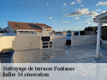 Nettoyage de terrasse  fontanes-34270 keller 34 rénovation