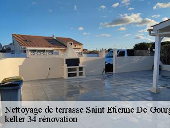 Nettoyage de terrasse  saint-etienne-de-gourgas-34700 keller 34 rénovation