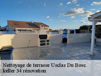 Nettoyage de terrasse  usclas-du-bosc-34700 keller 34 rénovation