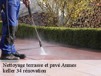 Nettoyage terrasse et pavé  aumes-34530 keller 34 rénovation