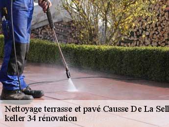 Nettoyage terrasse et pavé causse-de-la-selle-34380 keller 34 rénovation