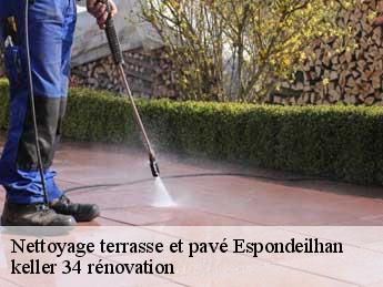 Nettoyage terrasse et pavé  espondeilhan-34290 keller 34 rénovation
