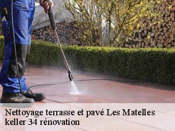 Nettoyage terrasse et pavé  les-matelles-34270 keller 34 rénovation