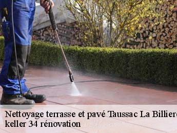 Nettoyage terrasse et pavé  taussac-la-billiere-34600 keller 34 rénovation