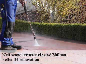 Nettoyage terrasse et pavé vailhan-34320 keller 34 rénovation