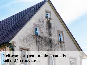 Nettoyage et peinture de façade fos-34320 keller 34 rénovation