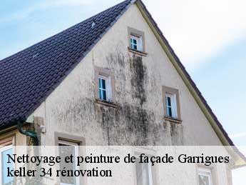 Nettoyage et peinture de façade  garrigues-34160 keller 34 rénovation