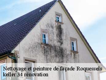Nettoyage et peinture de façade  roquessels-34320 keller 34 rénovation