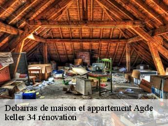 Debarras de maison et appartement  agde-34300 keller 34 rénovation