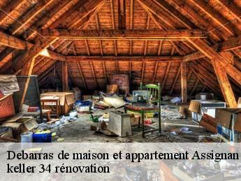 Debarras de maison et appartement  assignan-34360 keller 34 rénovation