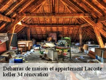 Debarras de maison et appartement  lacoste-34800 keller 34 rénovation