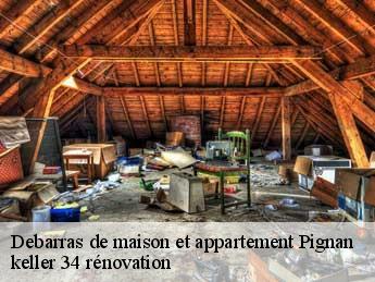 Debarras de maison et appartement pignan-34570 keller 34 rénovation
