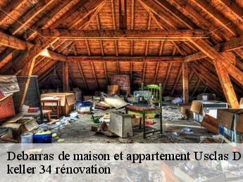 Debarras de maison et appartement  usclas-d-herault-34230 keller 34 rénovation