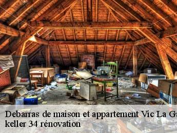 Debarras de maison et appartement vic-la-gardiole-34110 keller 34 rénovation